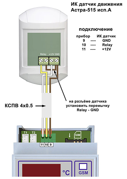 GSM термометр Теплый Дом 2Т ик датчик